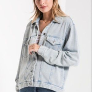 Knit Denim Jacket